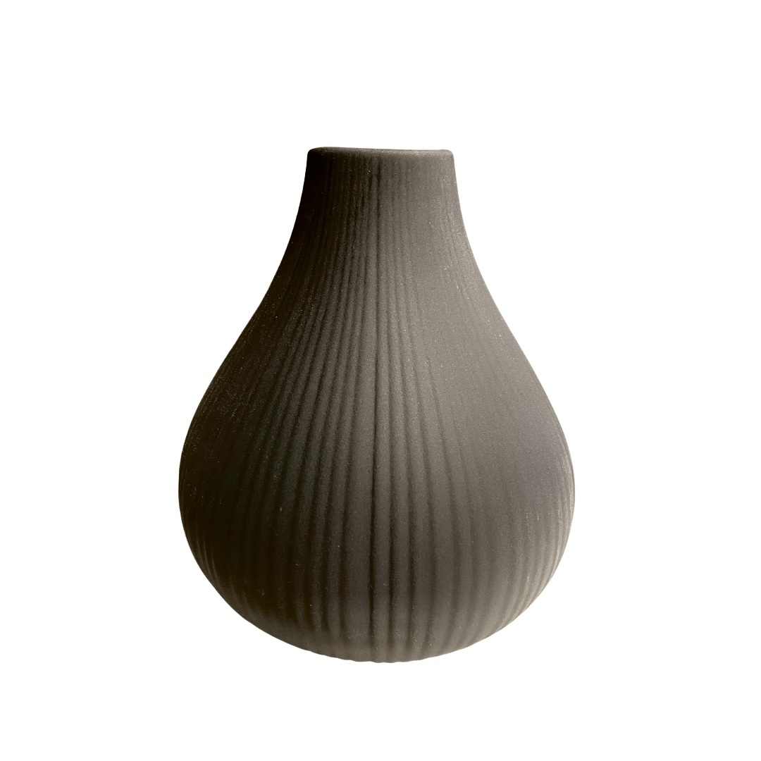 Ceramic Vase Ekenäs Dark Grey