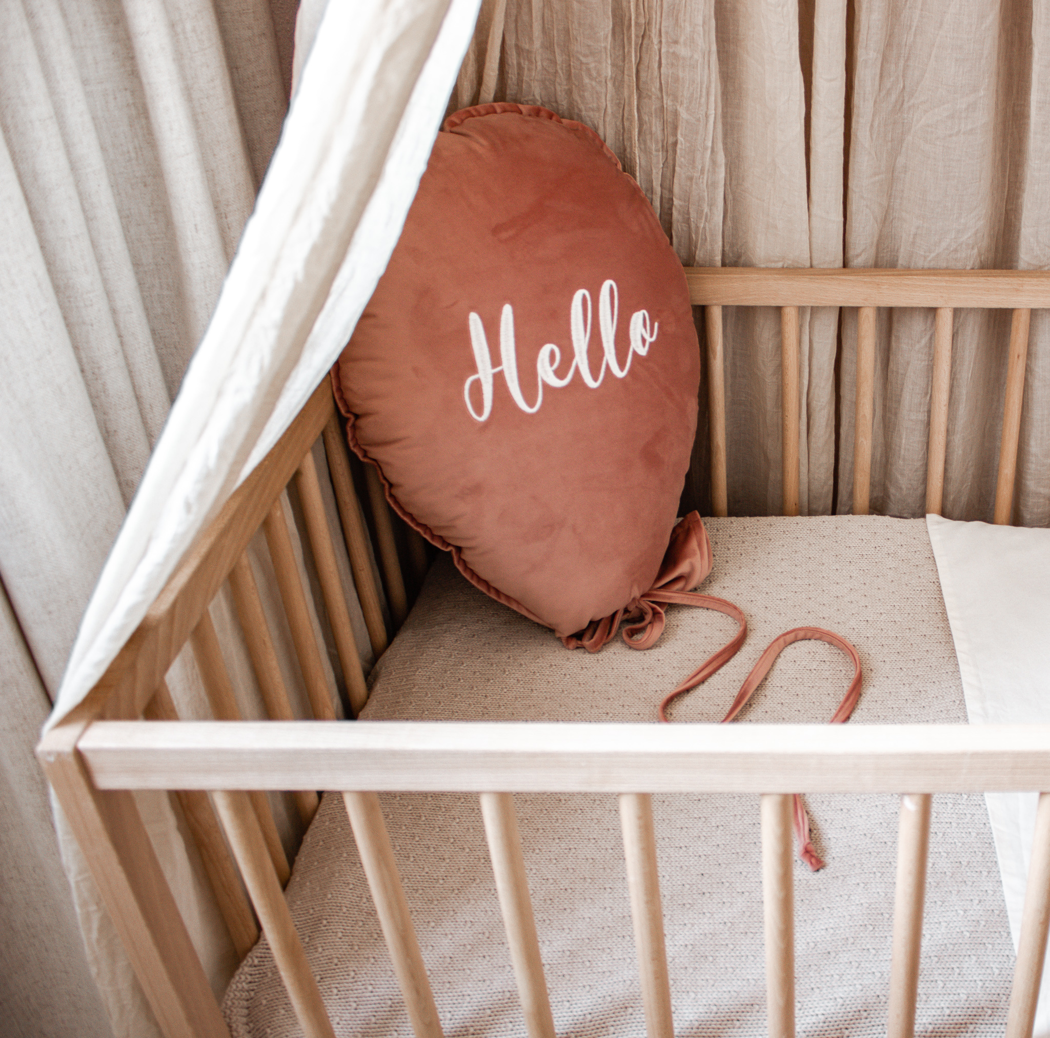 Velvet Ballon Roze