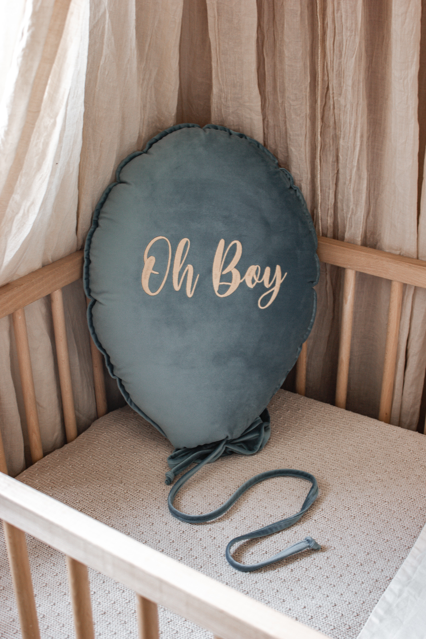 Velvet Ballon Blauw