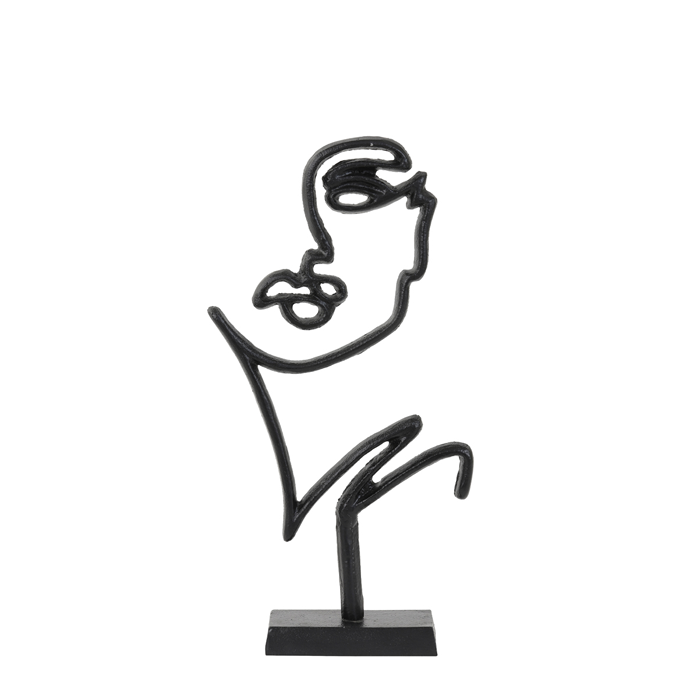 Ornament Face Zwart