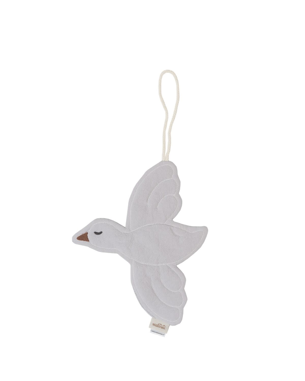 Speendoekje Bird Grijs