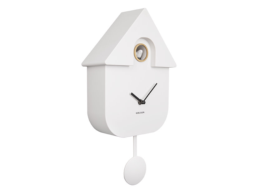 Klok Modern Cuckoo Wit