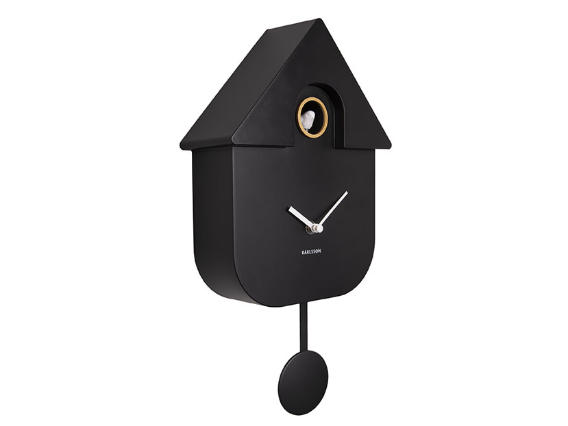 Klok Modern Cuckoo Zwart