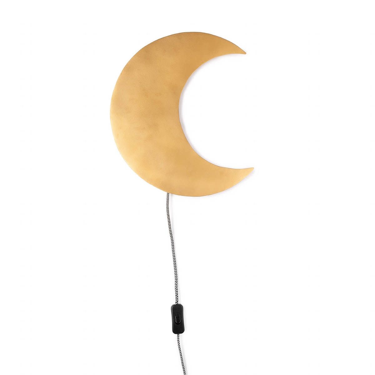 Wandlamp Barbe Maan Goud