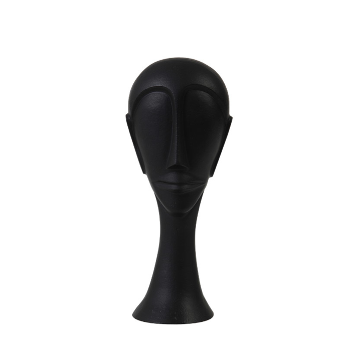 Ornament Head Zwart