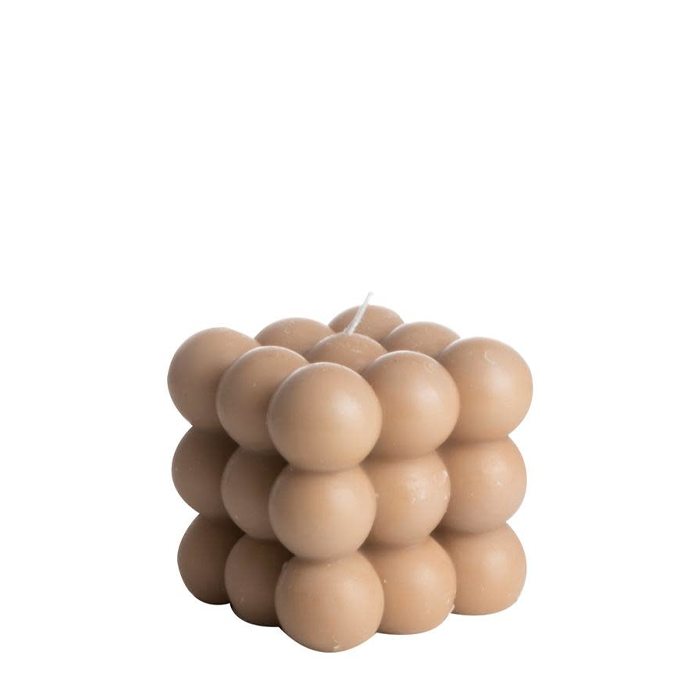 Figuurkaars Bubble Taupe