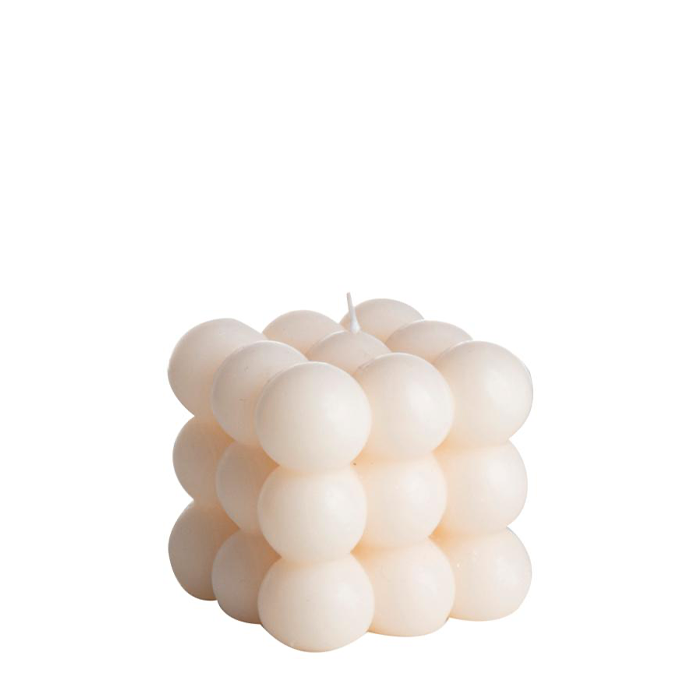 Figuurkaars Bubble Wit