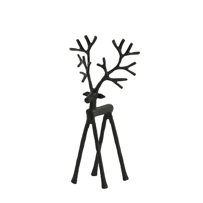 Ornament Deer Zwart