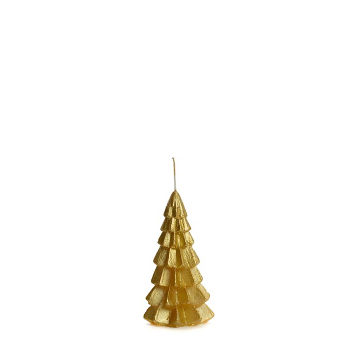 Figuurkaars Kerstboom Goud