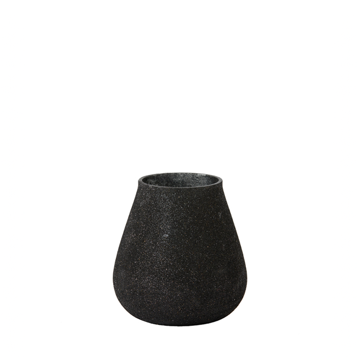 Theelicht Siluwa Zwart Glitter