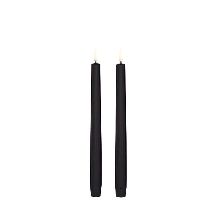 LED Dinerkaars Zwart - set van 2
