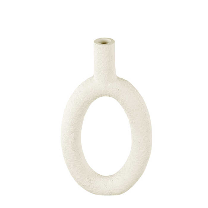 Kandelaar Ring Oval High Ivoor