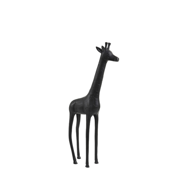 Ornament Giraffe Zwart
