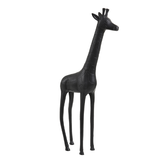 Ornament Giraffe Zwart