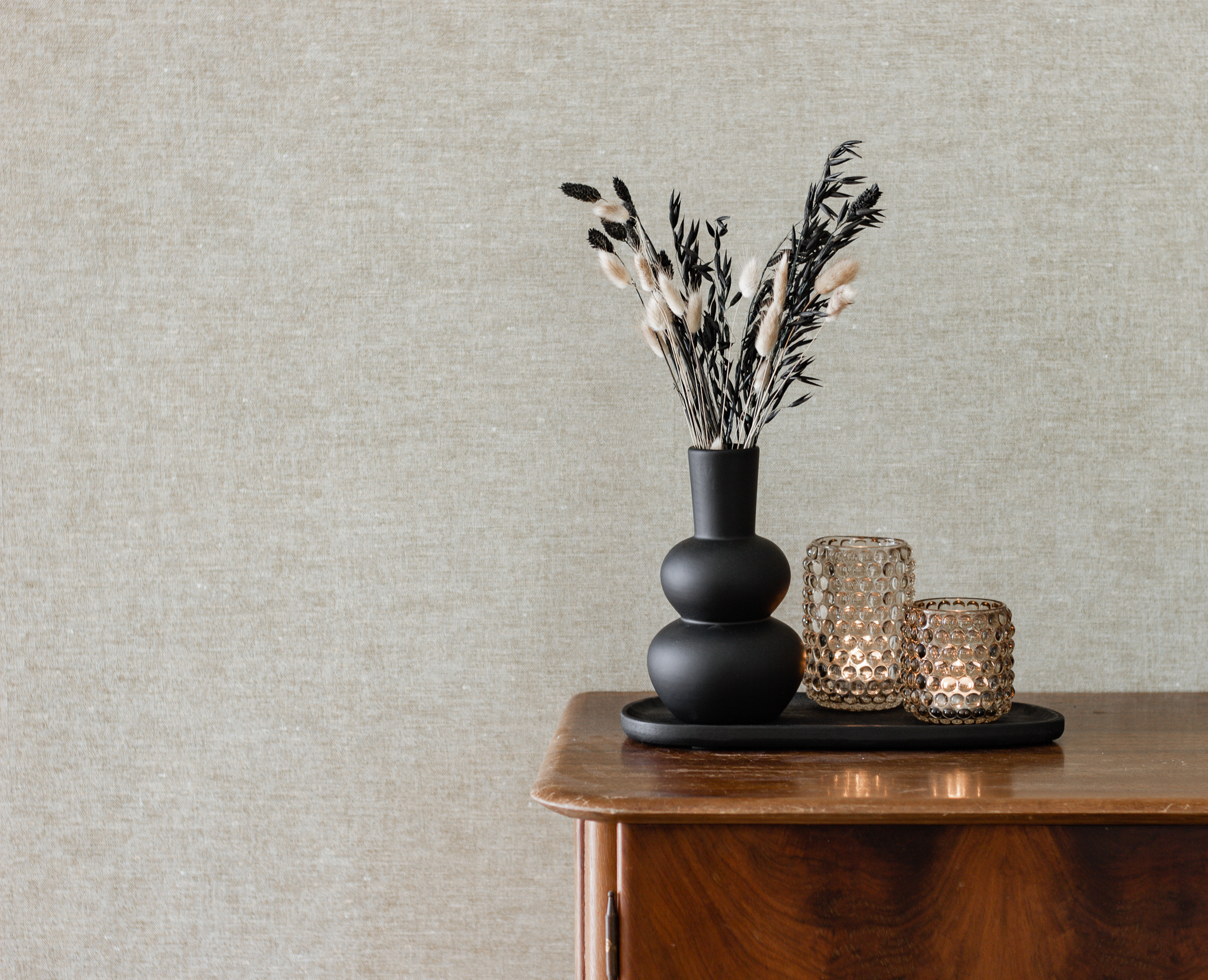 Theelicht Fiona Taupe