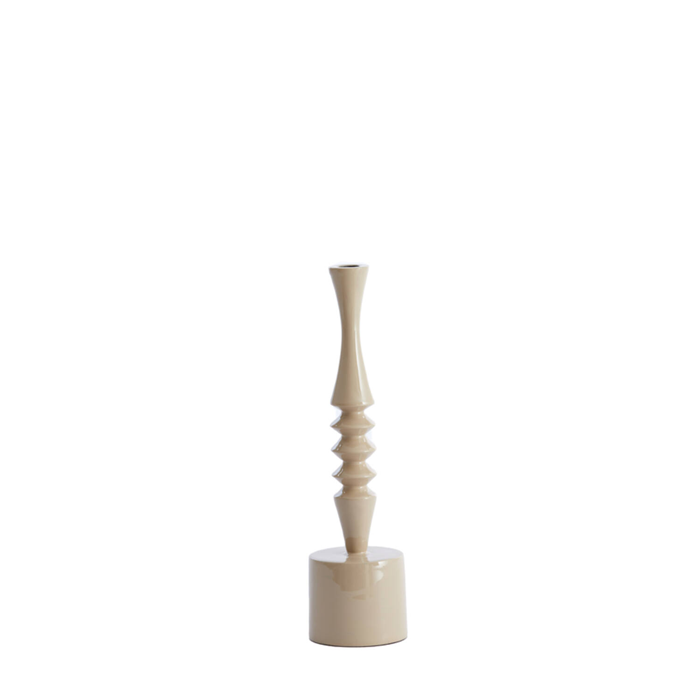 Kandelaar Mistry Hoogglans Beige