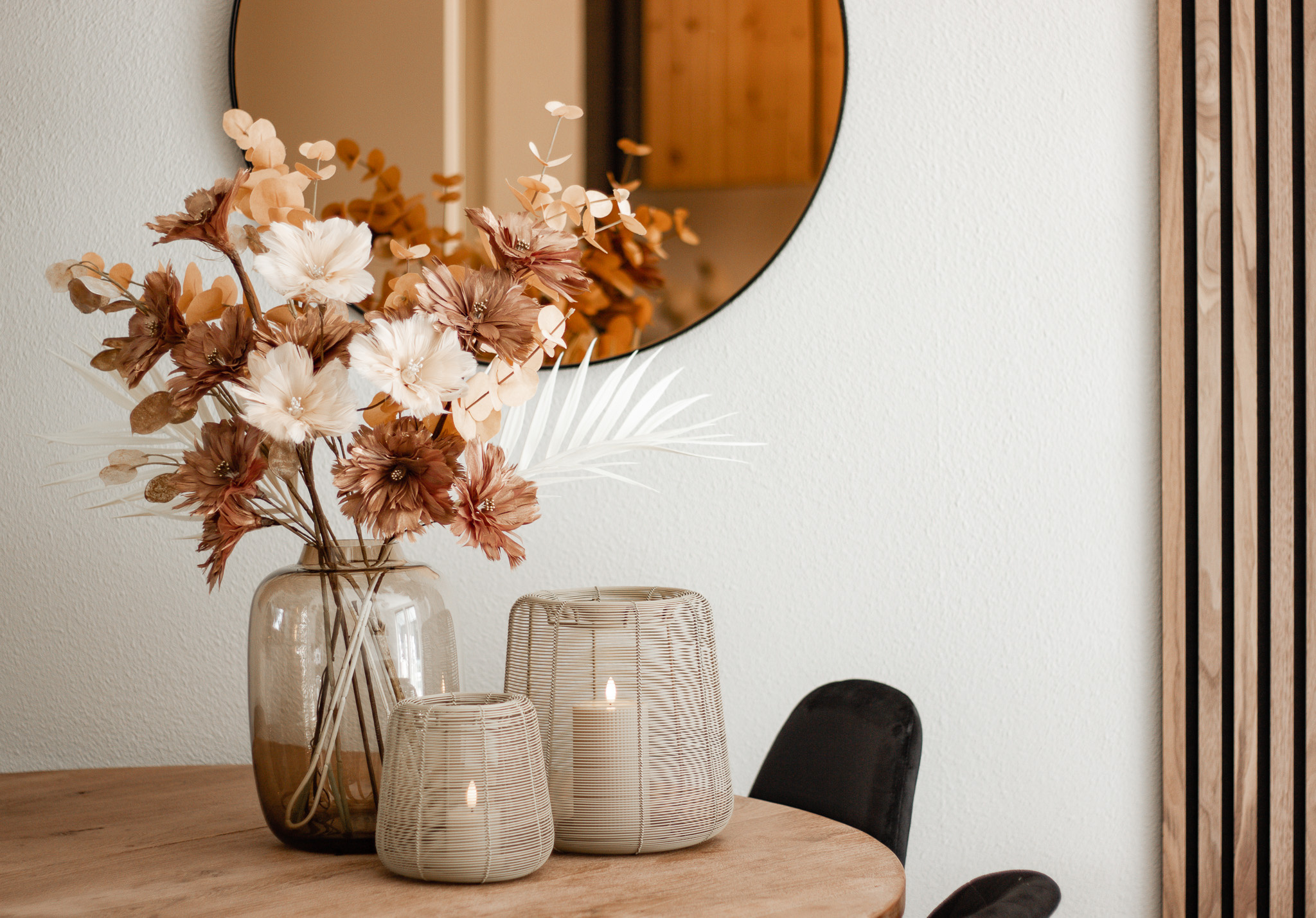 Windlicht Adeta Beige
