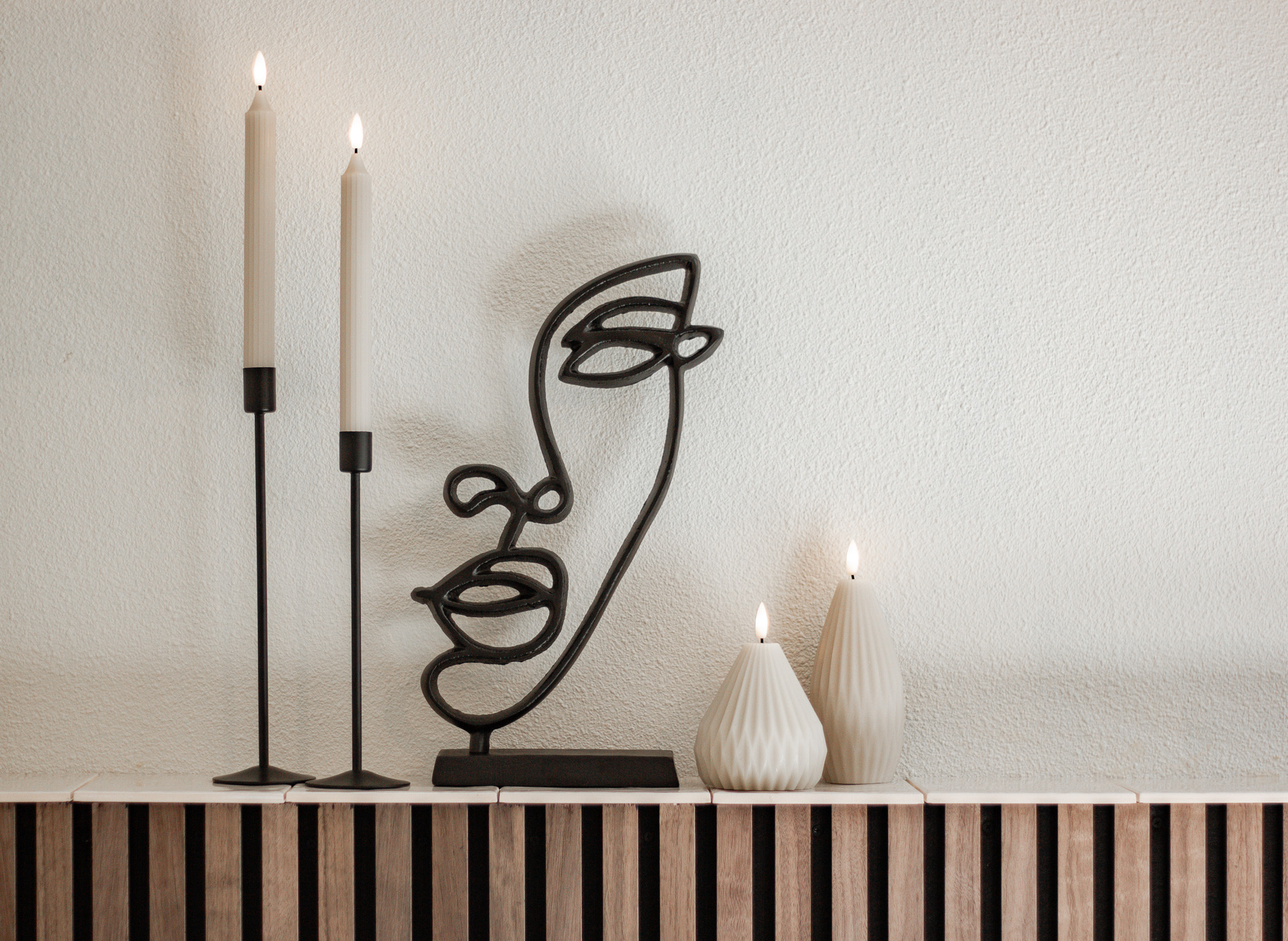 Ornament Head Mat Zwart