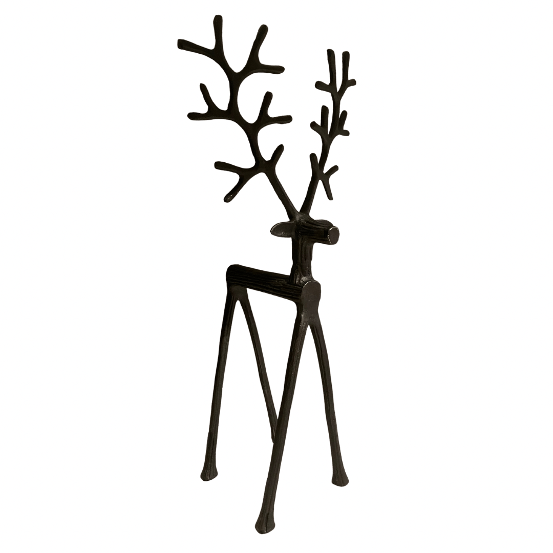 Ornament Deer Zwart