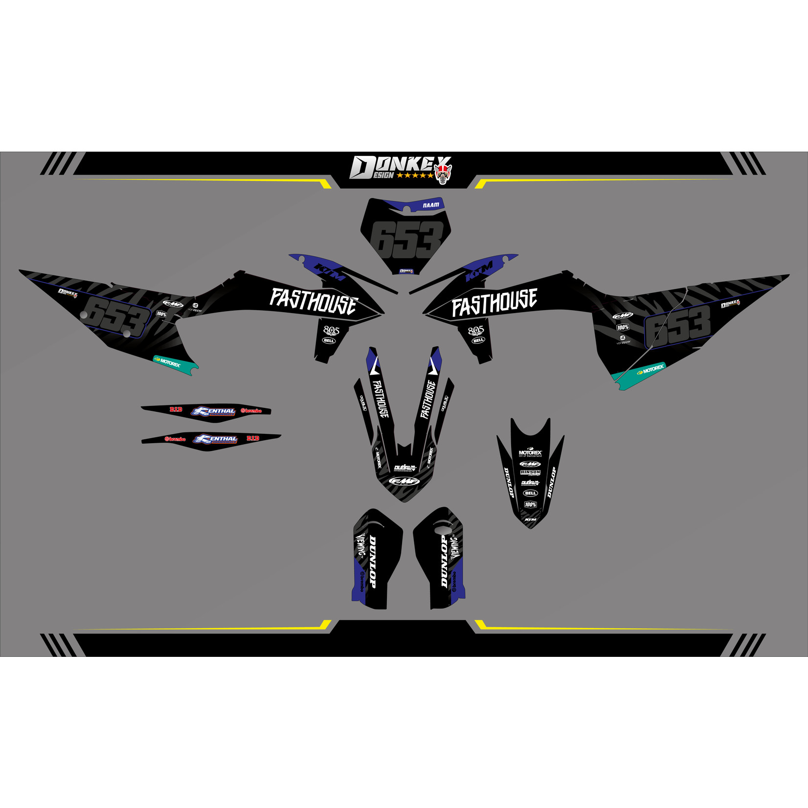 KTM KTM 'FASTHOUSE' Stickerset