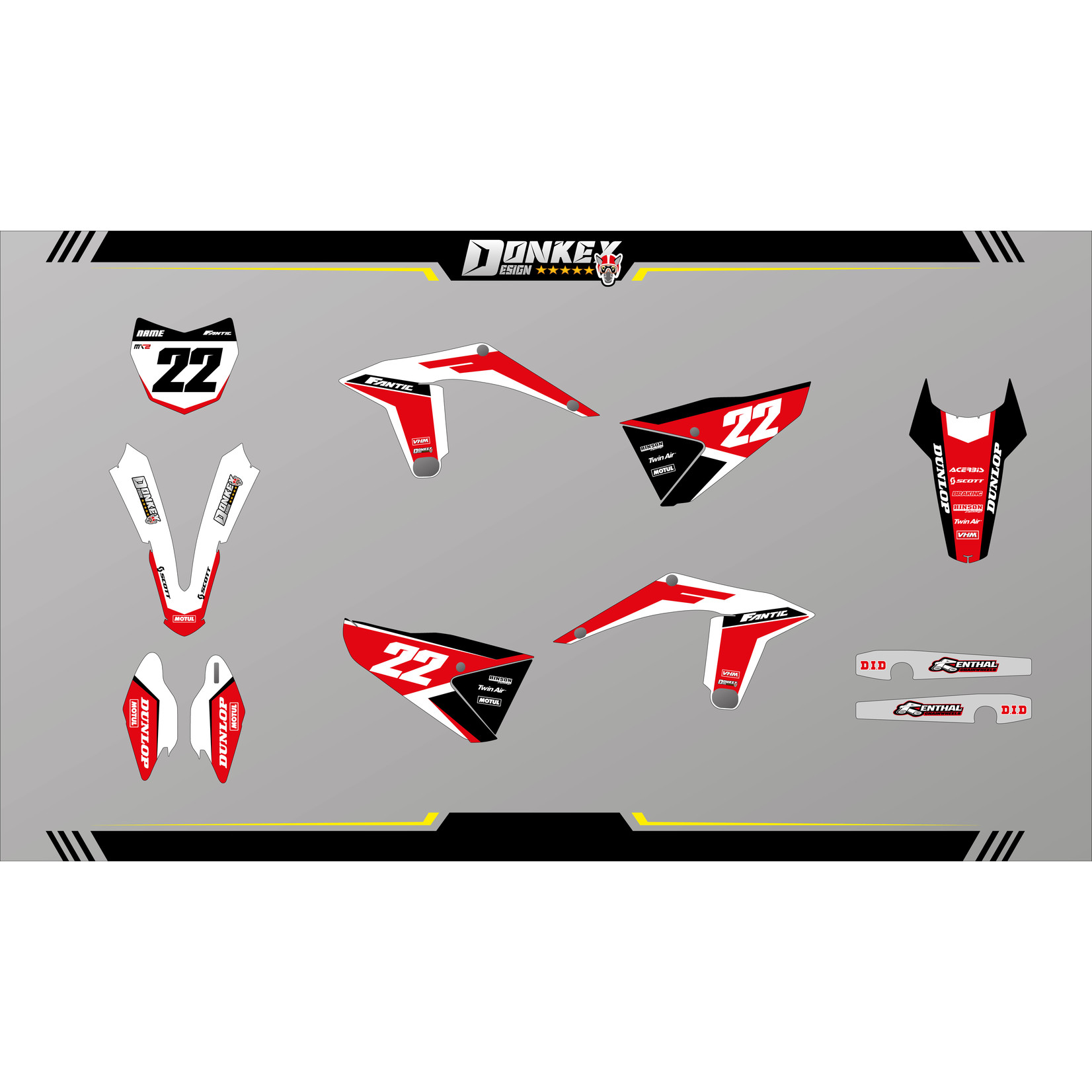 Fantic Fantic 'FACTORY' Stickerset