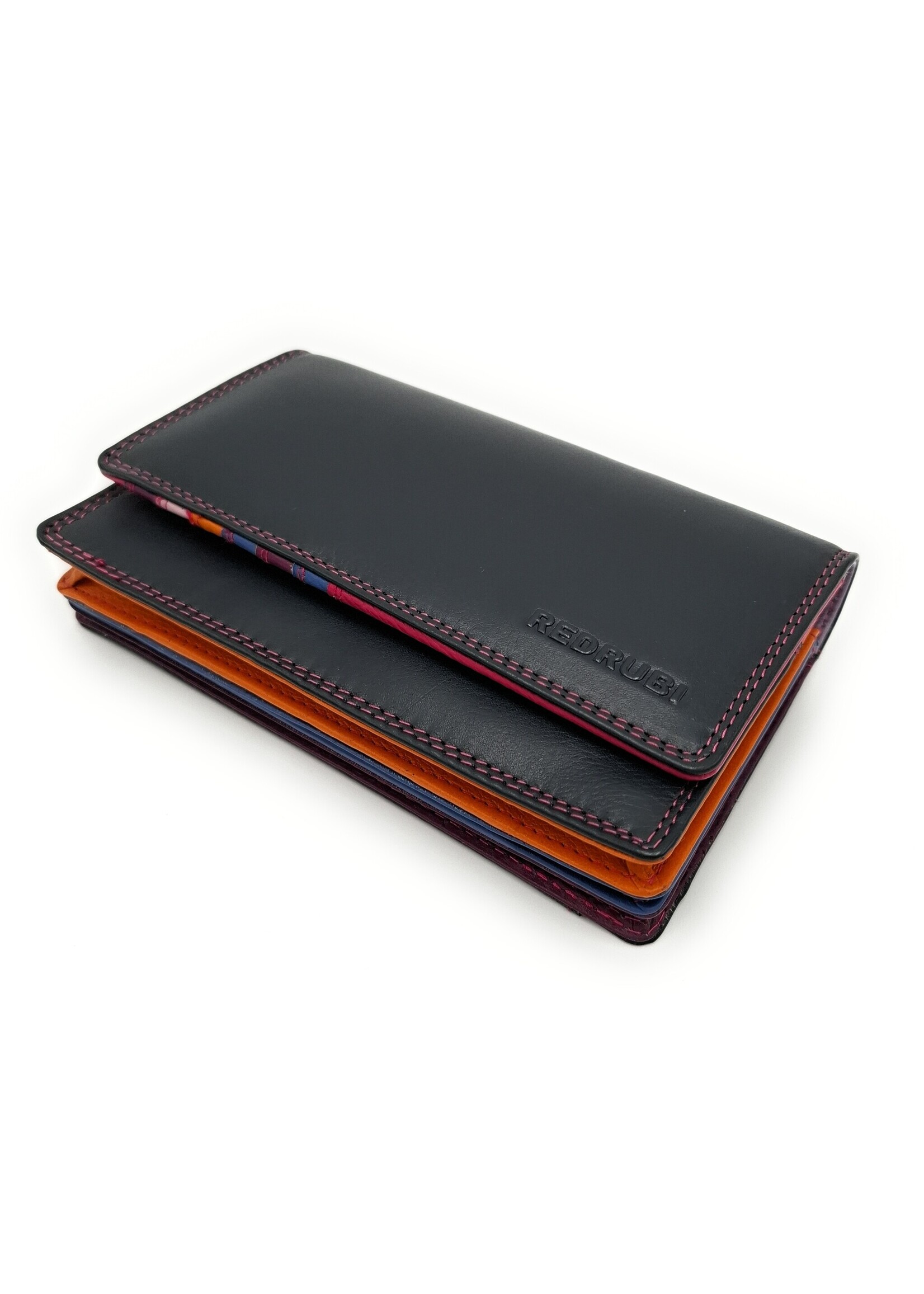 REDRUBI REDRUBI  UM/1-424(2) PAARS  LUXE DAMES PORTEMONNEE MET RFID