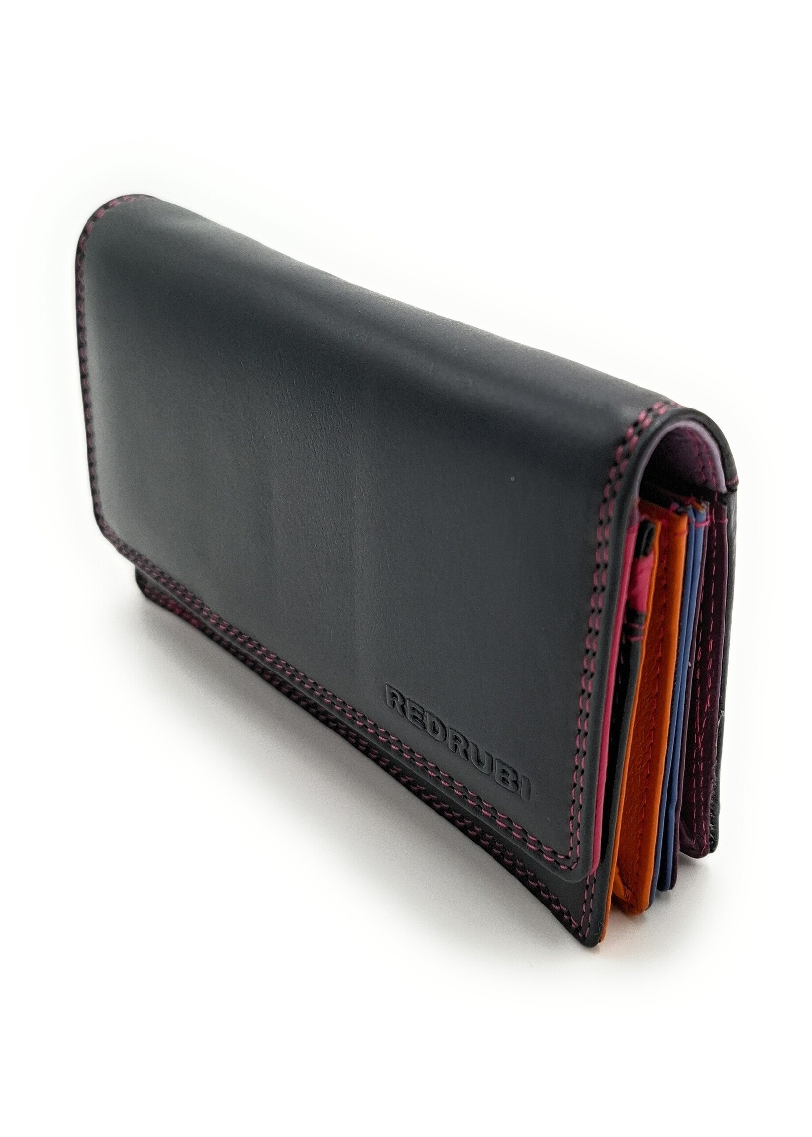 REDRUBI REDRUBI  UM/1-424(2) PAARS  LUXE DAMES PORTEMONNEE MET RFID