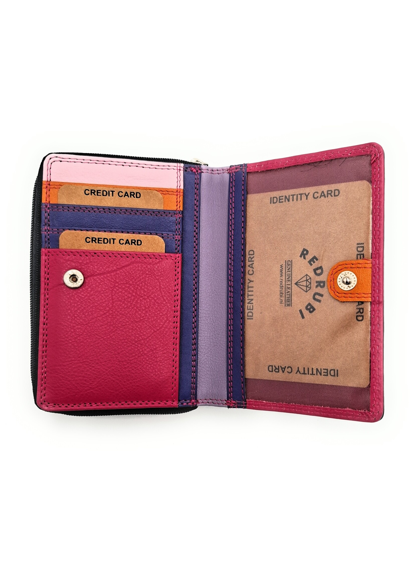 REDRUBI REDRUBI UM/1-425 LUXURY LADIES WALLET PURPLE MULTICOLOUR