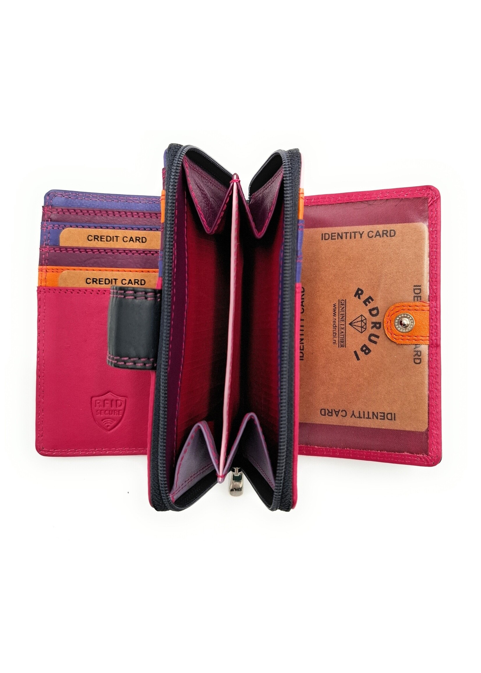 REDRUBI REDRUBI UM/1-425 LUXURY LADIES WALLET PURPLE MULTICOLOUR