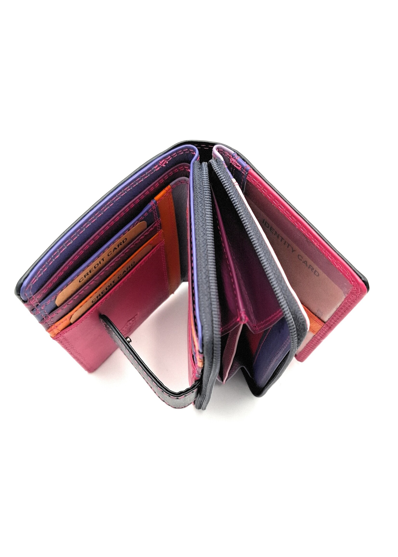 REDRUBI REDRUBI UM/1-425 LUXURY LADIES WALLET PURPLE MULTICOLOUR
