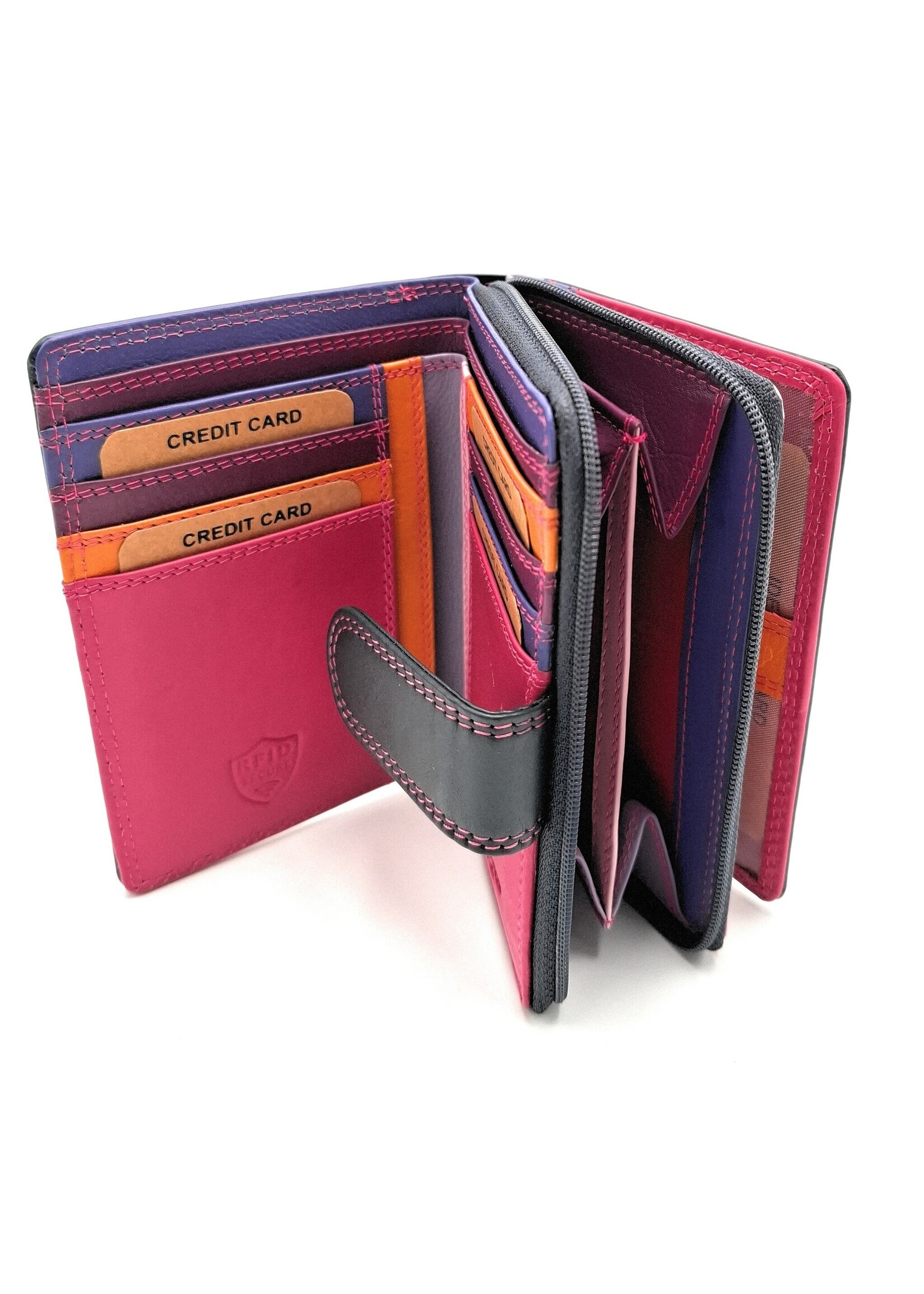 REDRUBI REDRUBI UM/1-425 LUXURY LADIES WALLET PURPLE MULTICOLOUR
