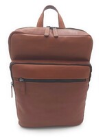 REDRUBI REDRUBI UM/6/1106 braun/cognac - Echtleder - Rucksack - Laptoptasche - robust - Vintage-Leder mit RFID-Schutz - braun / cognac