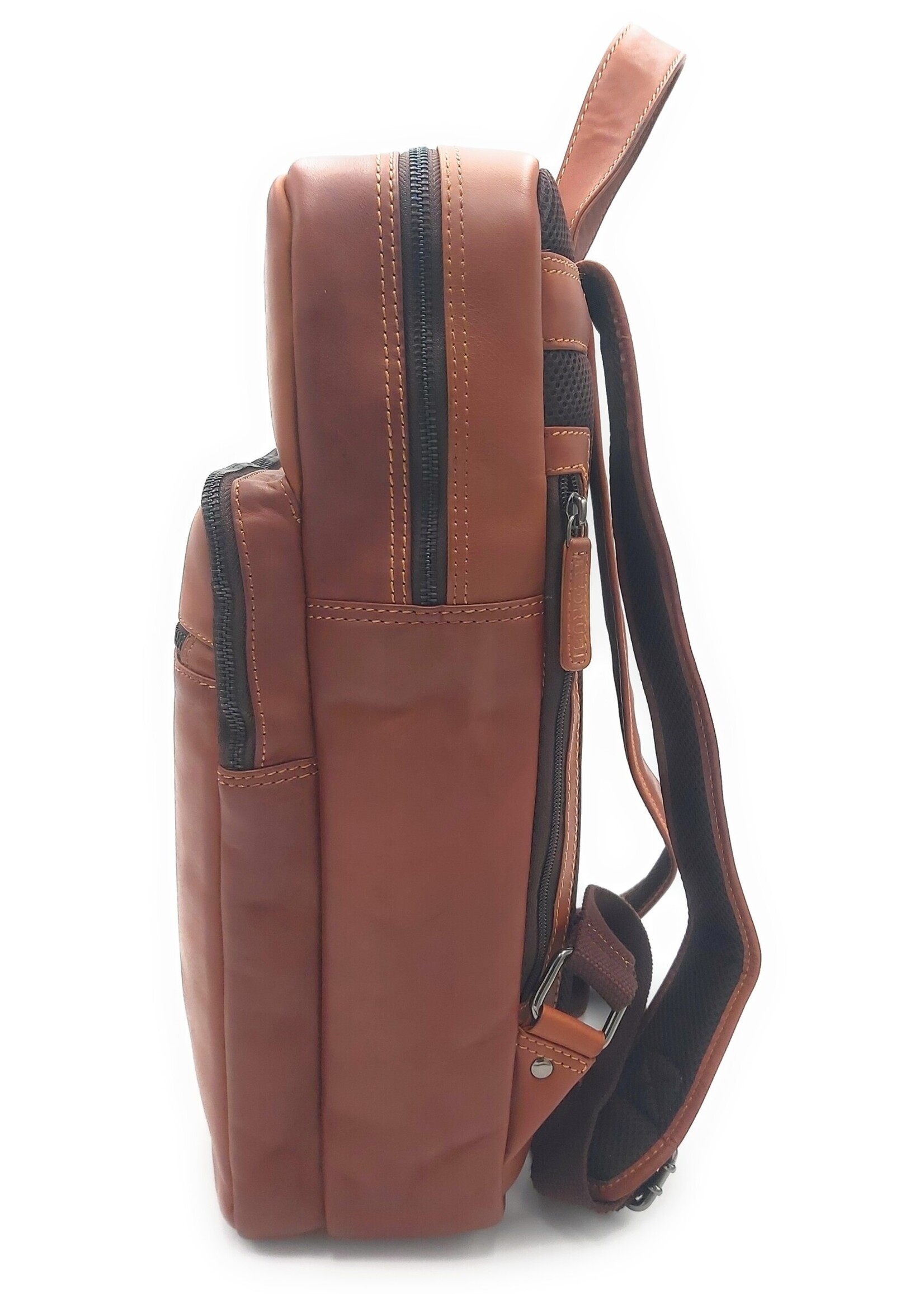 REDRUBI REDRUBI   UM/6/1106 bruin/cognac - echt leren - rugzak – laptoptas- stevig - vintage leder met RFID protected- bruin /cognac