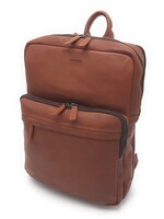 REDRUBI REDRUBI UM/6/1103 brown/cognac - genuine leather - backpack - laptop bag - sturdy - vintage leather with RFID protected - brown / cognac