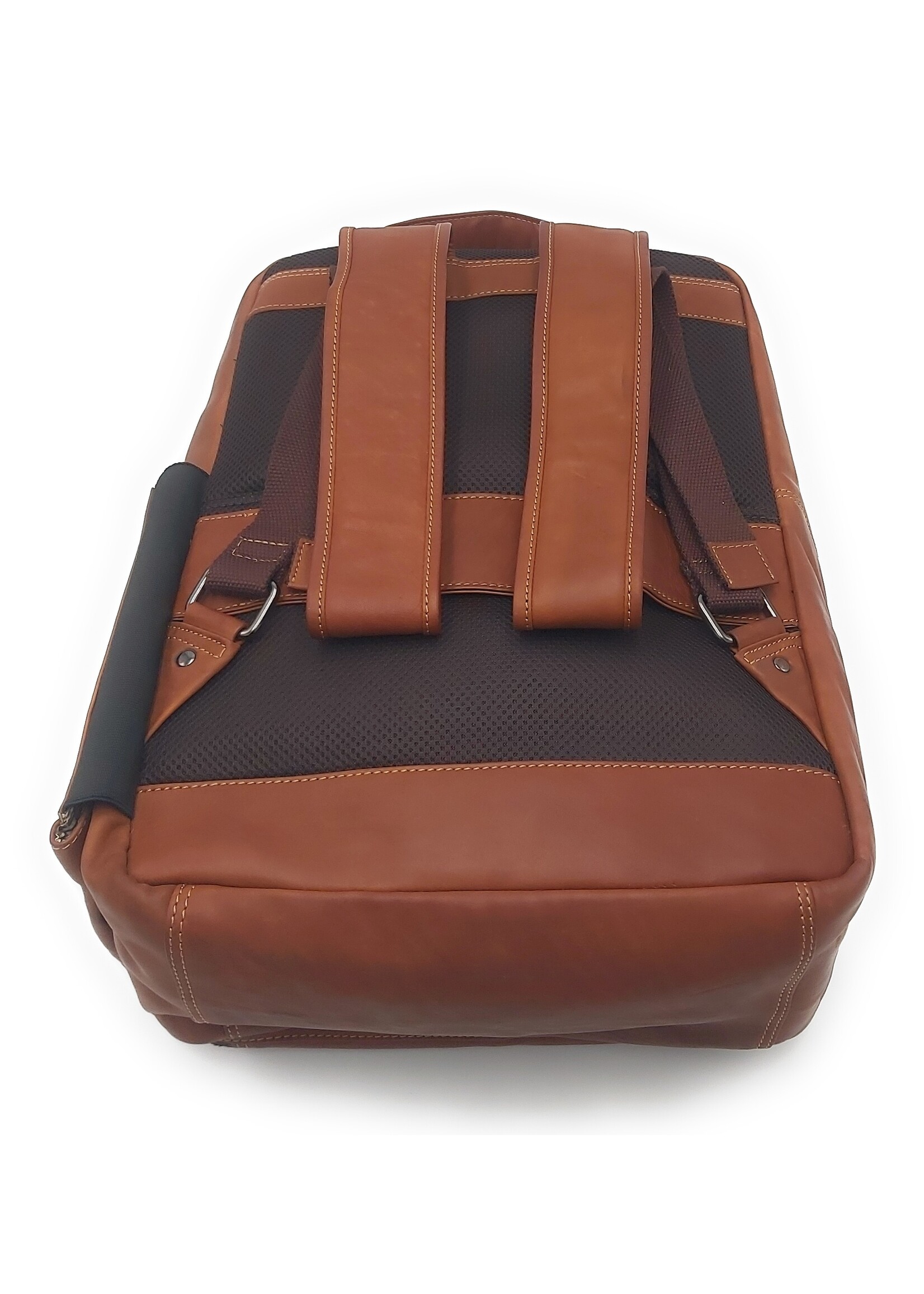 REDRUBI REDRUBI UM/7/1010 brown/cognac - genuine leather - backpack - laptop bag - sturdy - vintage leather with RFID protected - brown / cognac