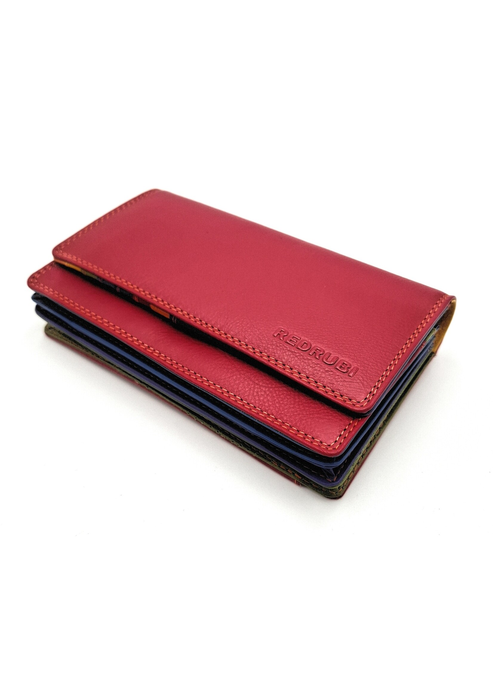 REDRUBI I  UM/1-424 ROOD LUXE DAMES PORTEMONNEE MET RFID