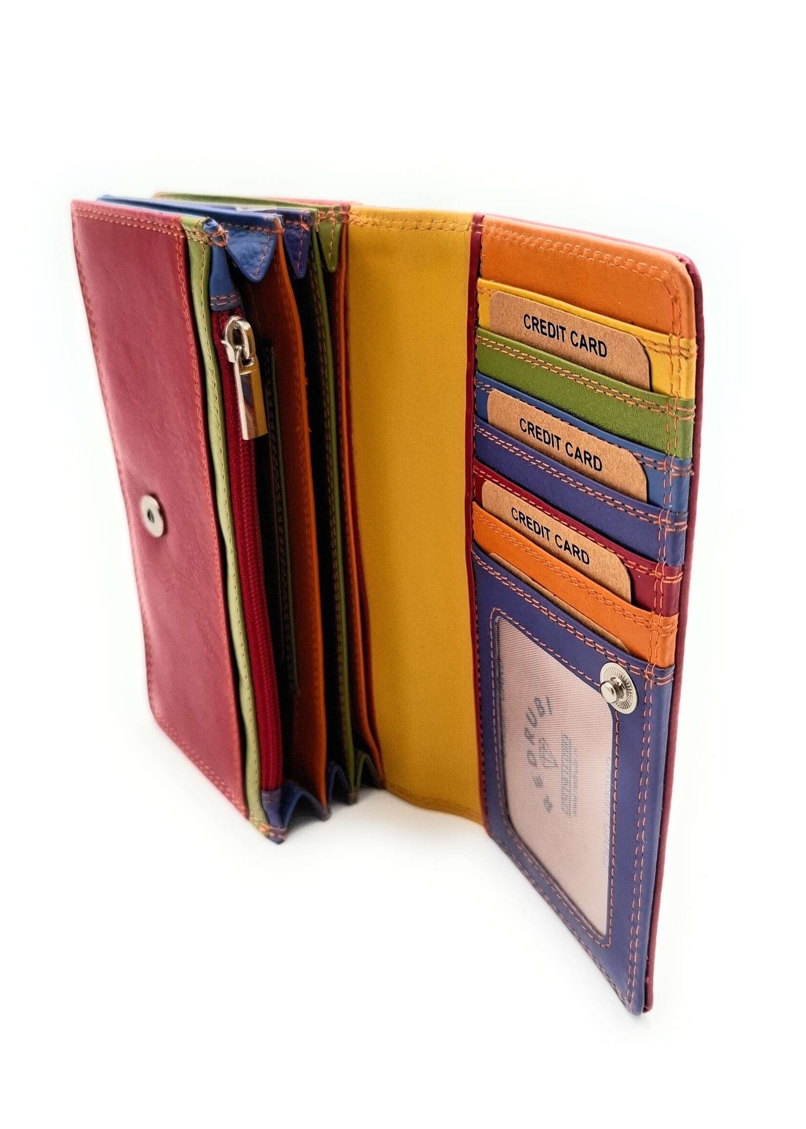 REDRUBI I  UM/1-424 ROOD LUXE DAMES PORTEMONNEE MET RFID
