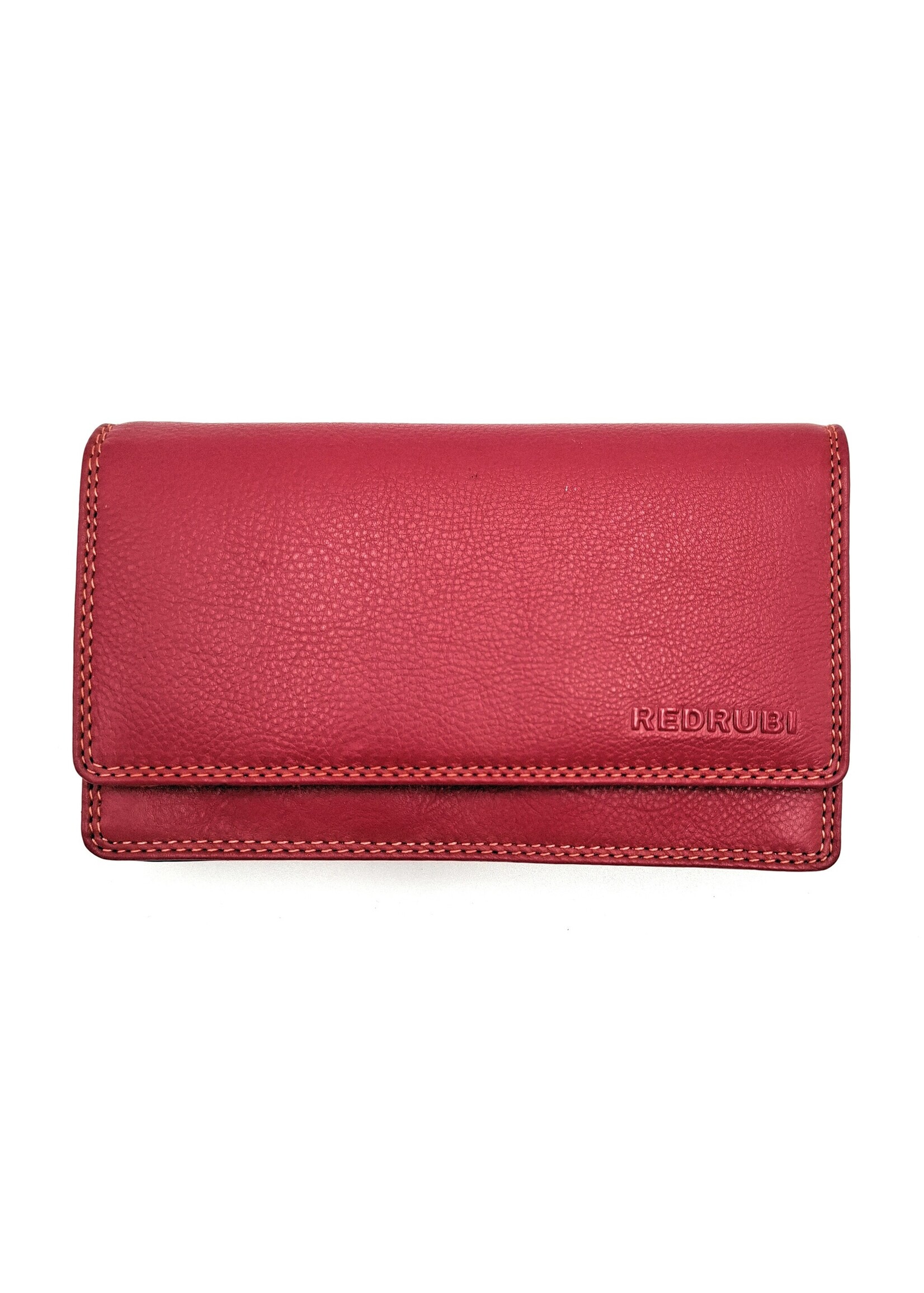 REDRUBI I  UM/1-424 ROOD LUXE DAMES PORTEMONNEE MET RFID