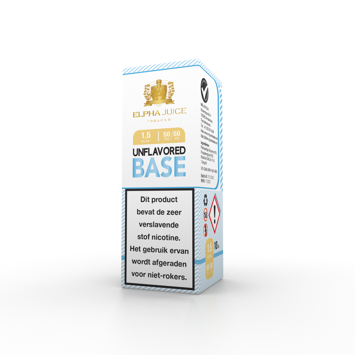 Elpha Juice UNFLAVORED BASE - 50PG/50VG - 1.5mg