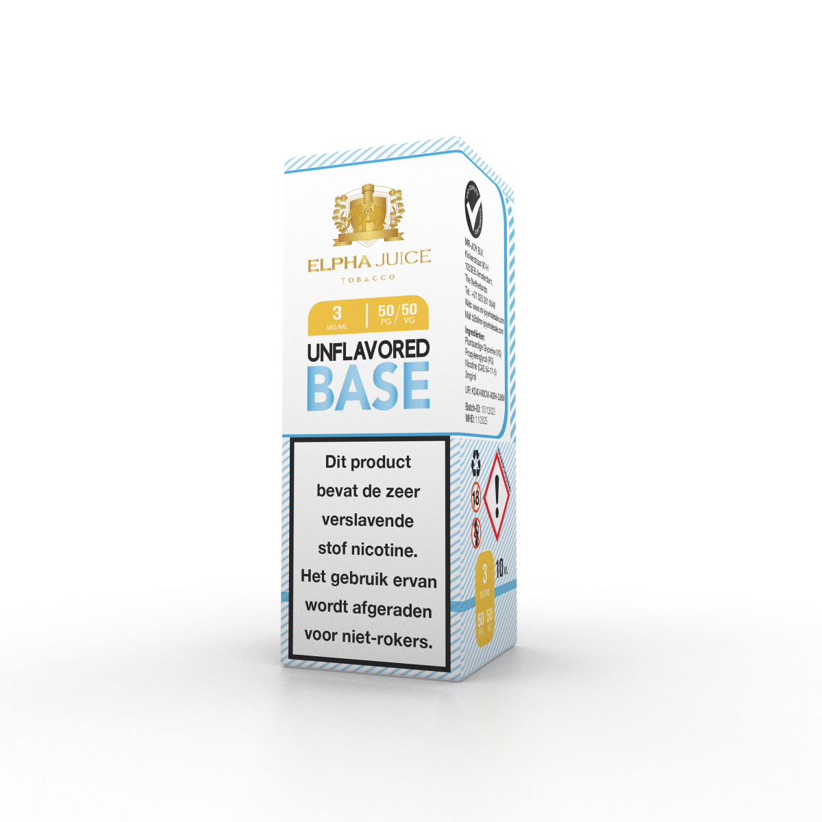 Elpha Juice UNFLAVORED BASE - 50PG/50VG - 3mg