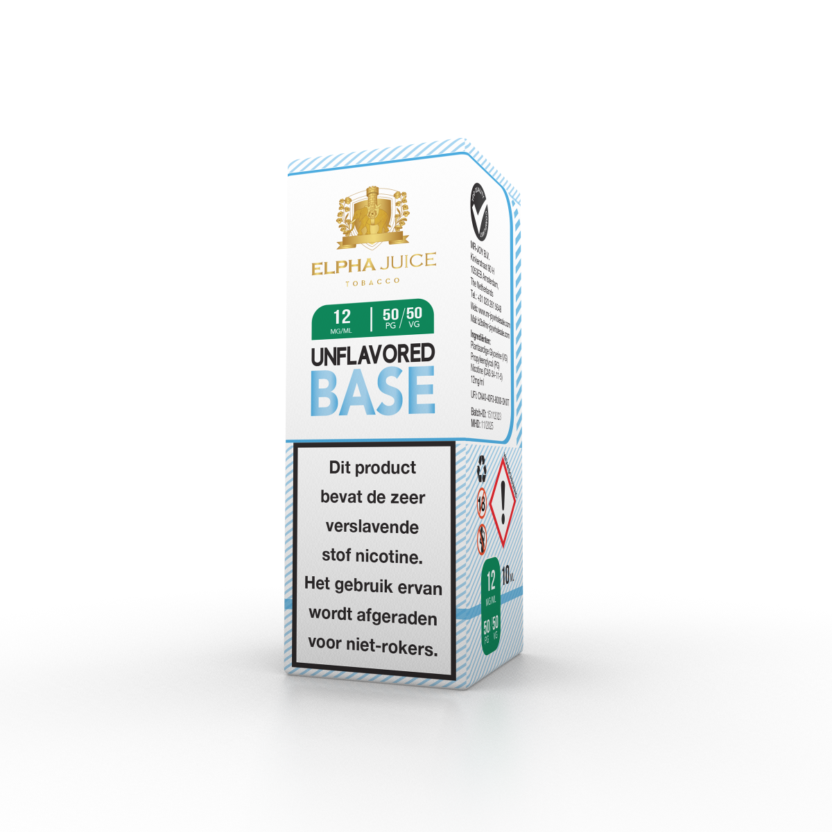 Elpha Juice UNFLAVORED BASE - 50PG/50VG - 12mg