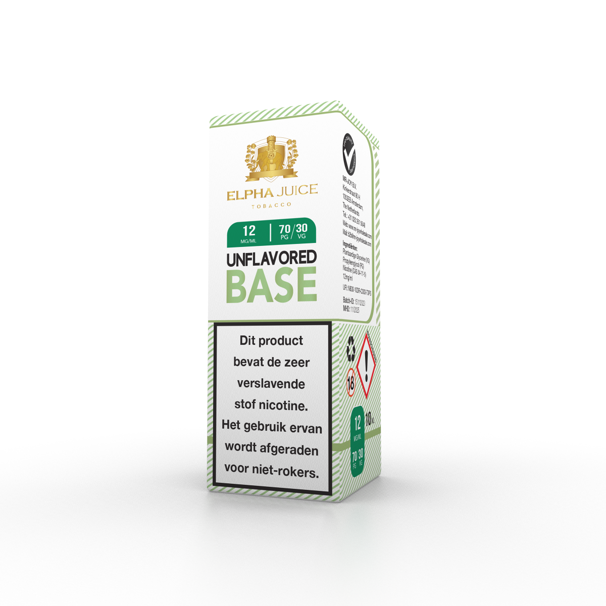 Elpha Juice UNFLAVORED BASE - 70PG/30VG - 12mg
