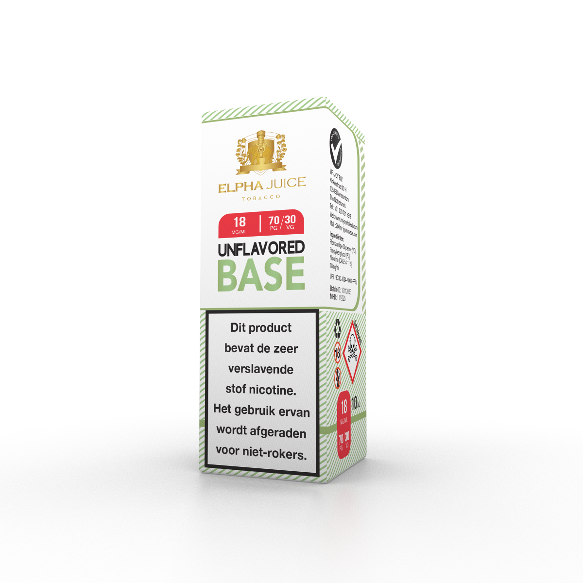 Elpha Juice UNFLAVORED BASE - 70PG/30VG - 18mg