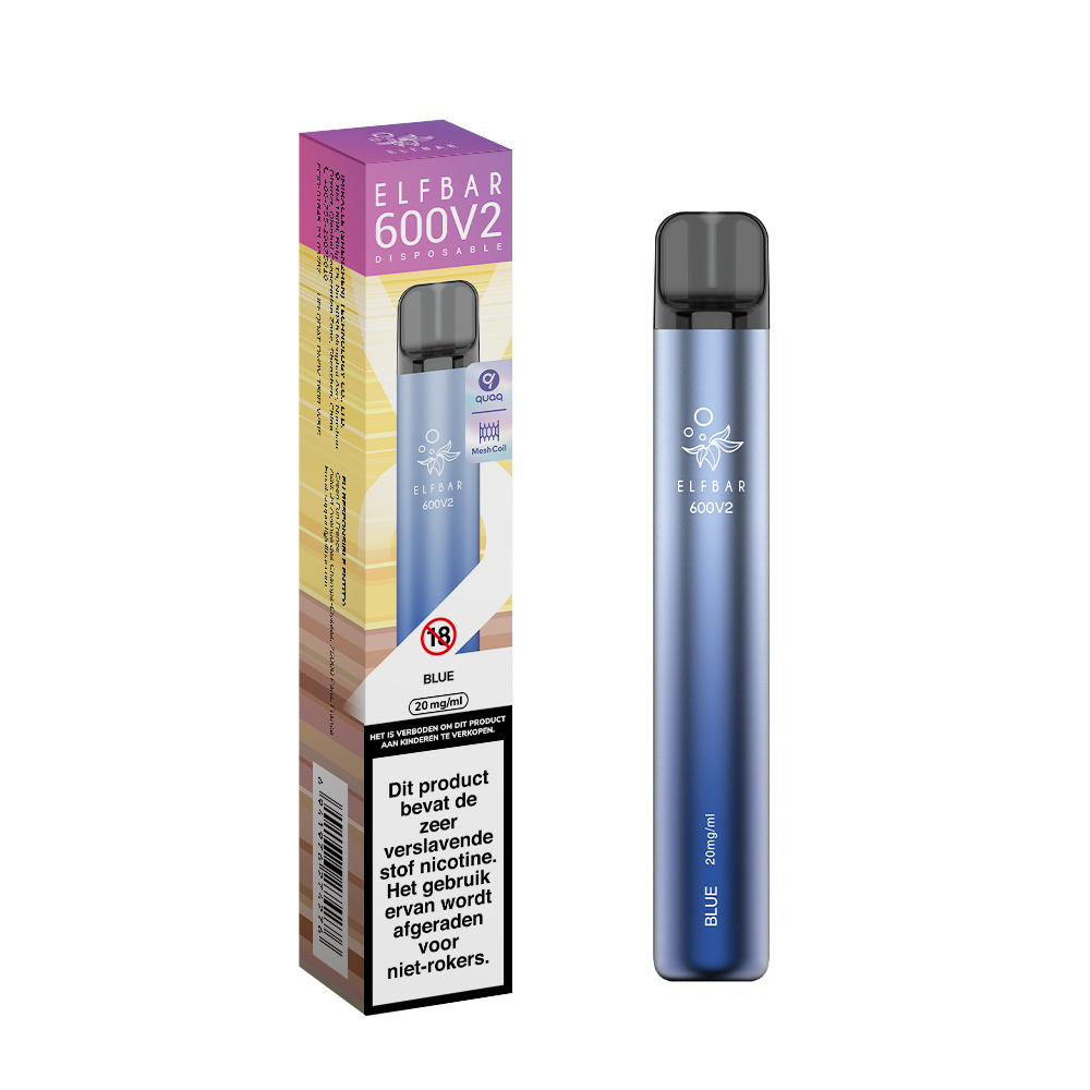 Elfbar V2 MESH - BLUE (Super tobacco) - 10Pcs, foto 2 van 3