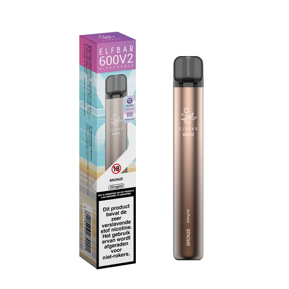 Elfbar V2 MESH - BRONZE (American tobacco) - 10Pcs, foto 2 van 3