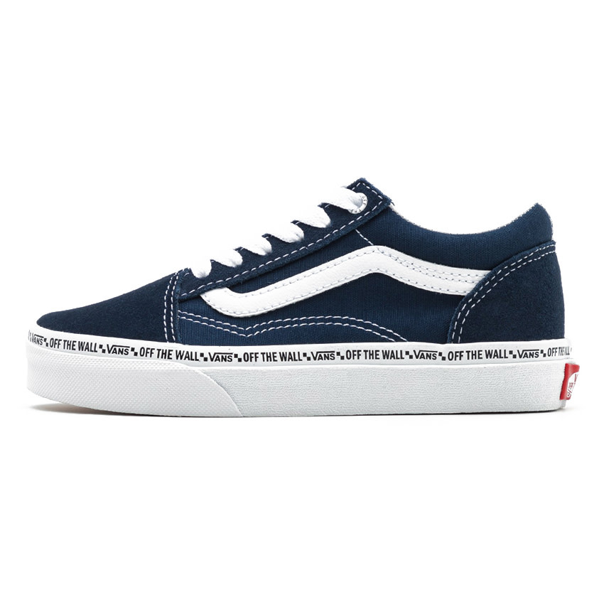 Vans Kids Old Skool - Mini Vans Dress Blues/True White - RSI