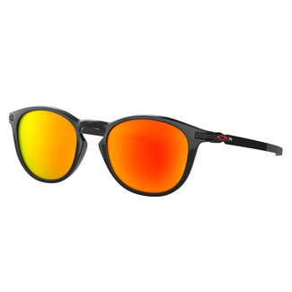 Oakley Pitchman Sunglasses - Polished Black/Ruby