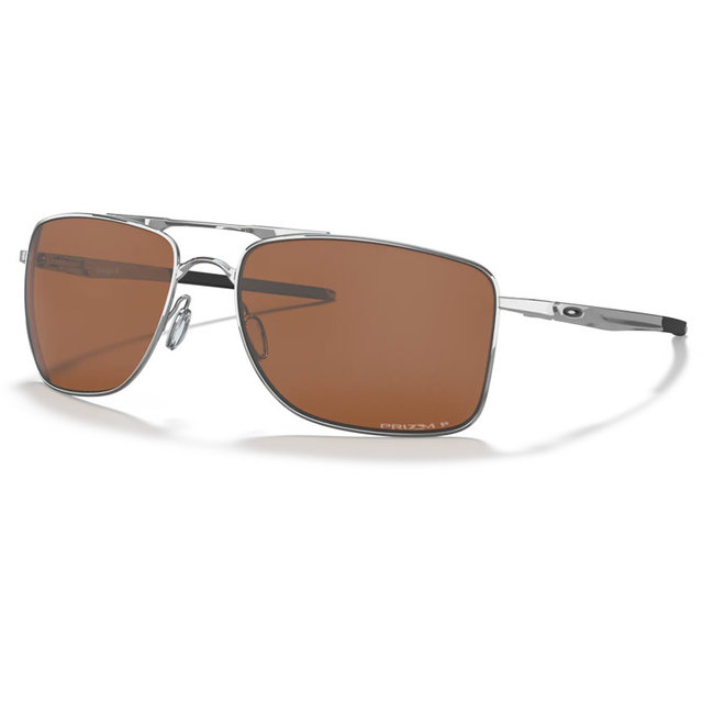 Oakley Gauge 8 Sunglasses - Polished Chrome/Tungsten Polarized