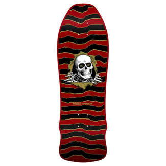 Powell Peralta Geegah Ripper 9.75" Skateboard Deck - Maroon Shape 179
