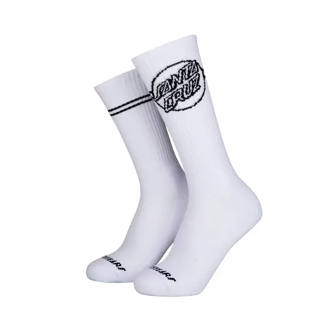 Santa Cruz 50th Opus Dot Sock - White